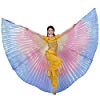 
Pilot-Trade Women's Egyptian Egypt New Belly Dance Costume colorful ISIS Wings (One Size, Rainbow)
