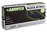 AMMEX Black Nitrile Exam Grade gloves are three times more puncture resistant than latex and more elastic than vinyl. Combining superior comfort and strength with superior tactile sensitivity. These black nitrile gloves hold up better against rips an...