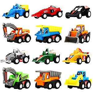 Yeonha Toys Mini Pull Back and Go Car Toy is made of plastic colorful mini cars.No batteries needed, just simply pull the car then let go and watch the mini car accelerate across the floor.An amazing funny time to playing a different role to drive di...