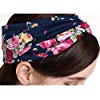 
DRESHOW 4 Pack 1950's Vintage Flower Headbands for Women Twist Elastic Turban Headband Head Wraps Cute Hair Band Accessories
