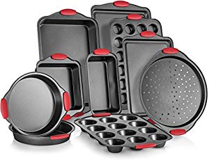 Baking Delicious Homemade Treats Has Never Been Easier! Do you love baking but you feel a bit limited due to your obsolete bakeware? Wouldn’t you prefer a premium set of non-stick molds with heatproof silicone handles that would never make a mess in ...