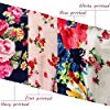 
DRESHOW 4 Pack 1950's Vintage Flower Headbands for Women Twist Elastic Turban Headband Head Wraps Cute Hair Band Accessories
